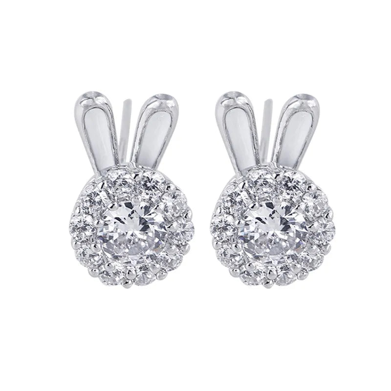 2024 Hot Sale Trend Rotating Cute Zodiac Rabbit Earrings