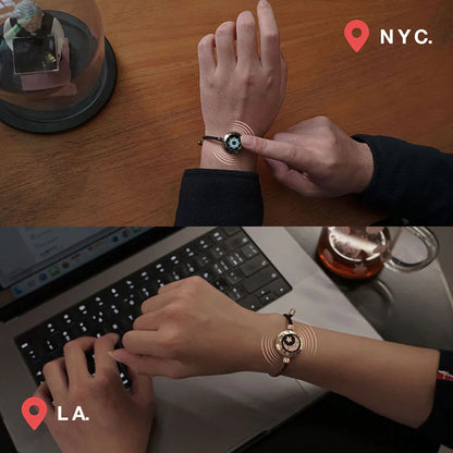 AMBYM Sun & Moon Touch Bracelets with Milan For Couples Long Distance Relationship Gifts