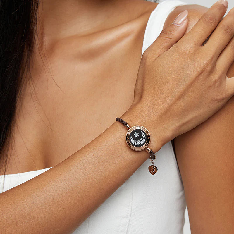 AMBYM Sun & Moon Touch Bracelets with Milan For Couples Long Distance Relationship Gifts